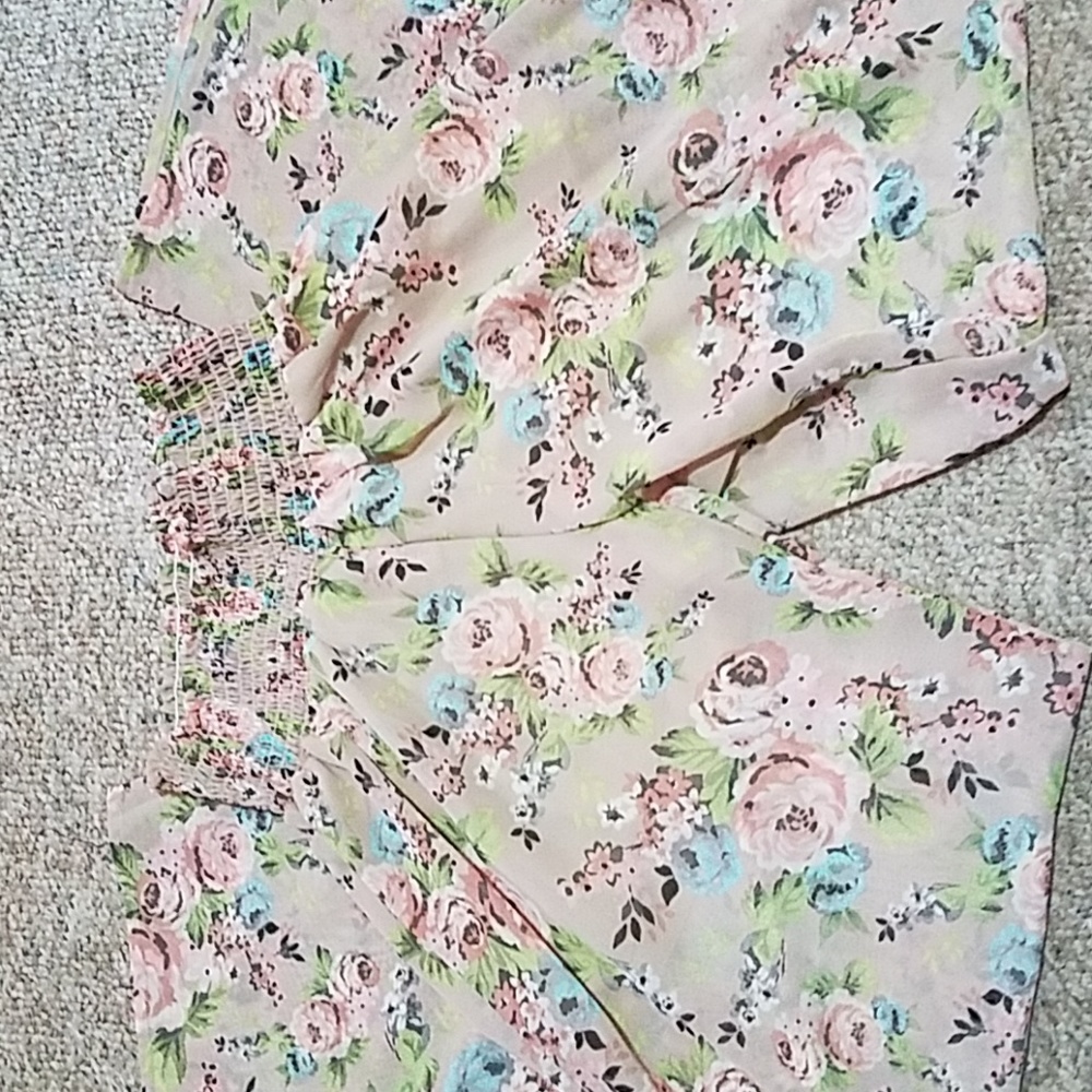 Cute 'n Airy Wide Leg Floral Pants